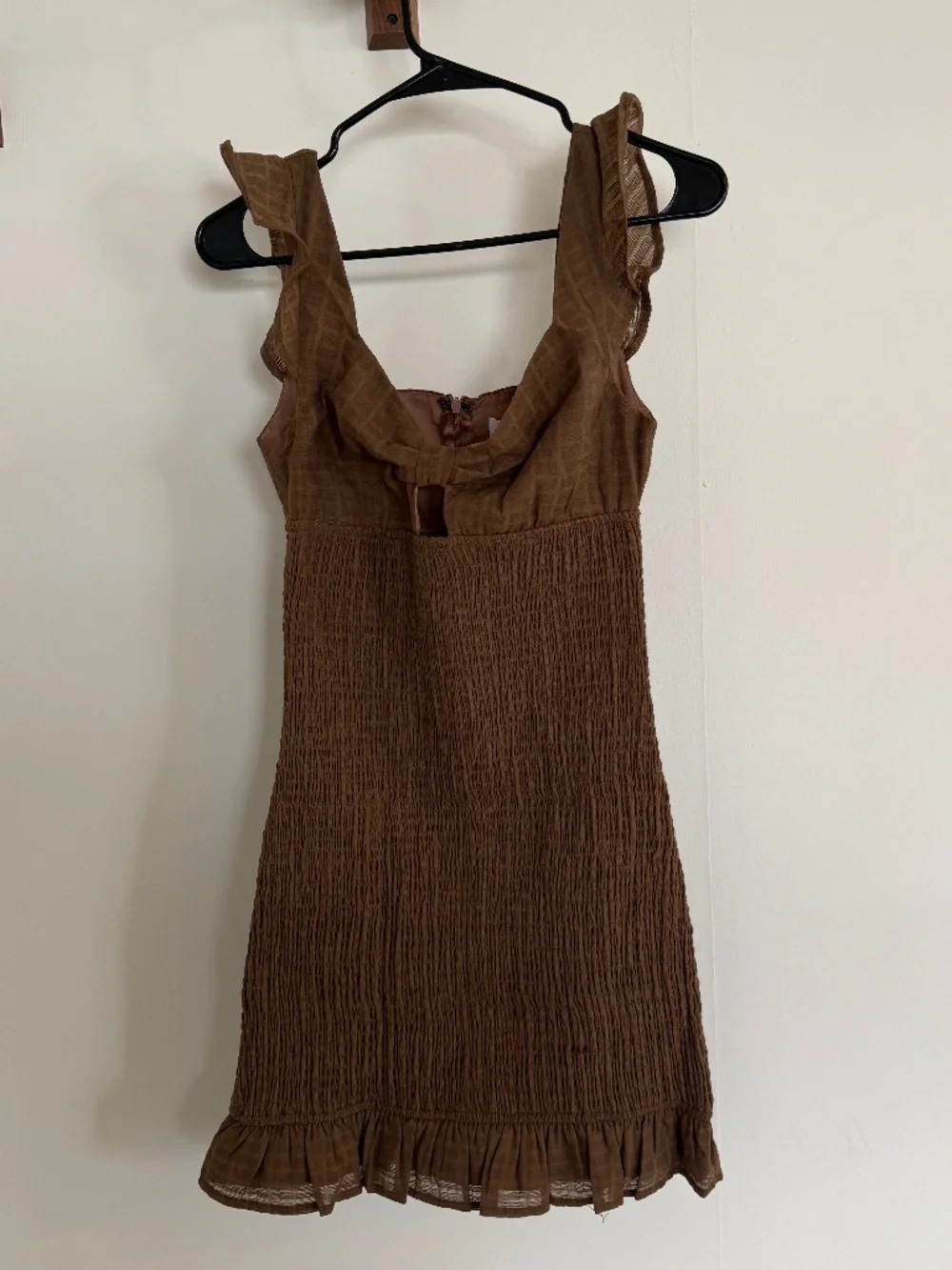 STORIA NWT Ruffle Bodycon Dress Festival Country - Picture 1 of 4
